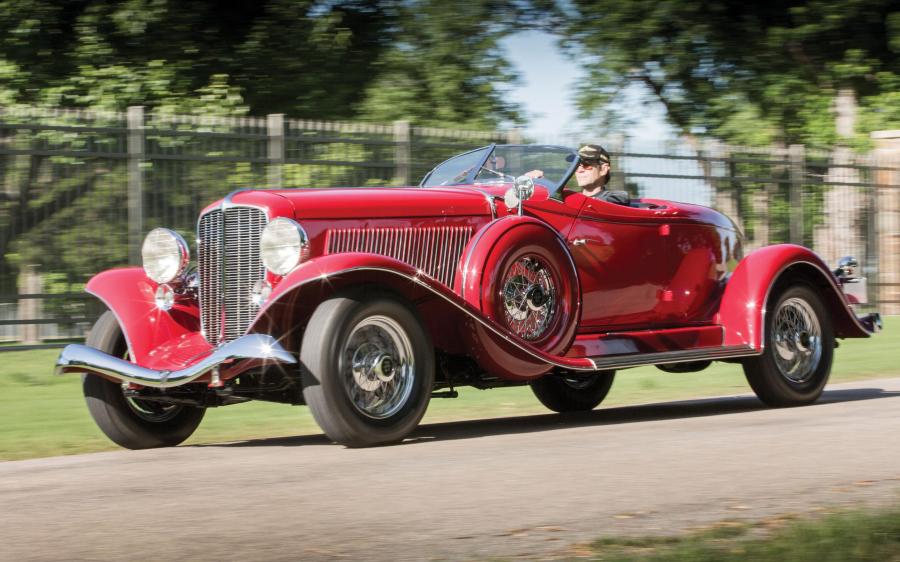 Auburn V12 1250 Salon Dual Ratio Boattail Speedster '1934